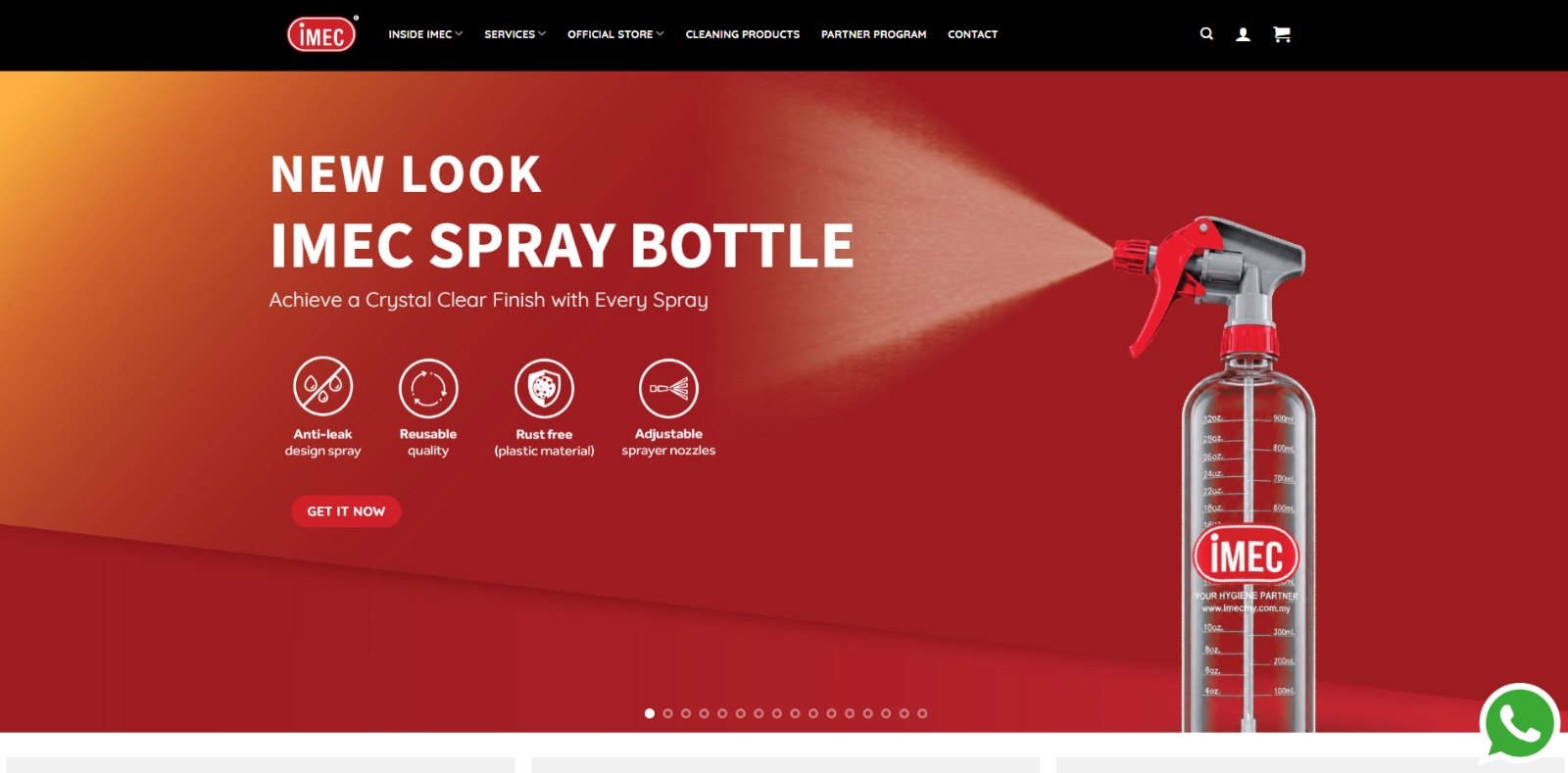IMEC website, built by Fikzdev